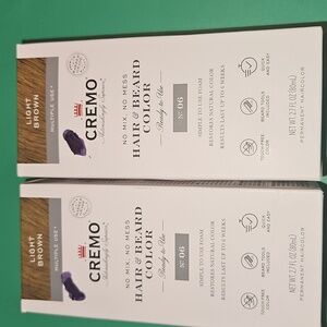 Cremo 06 Light Brown No Mix No Mess Hair and Beard Color New in Box X 2